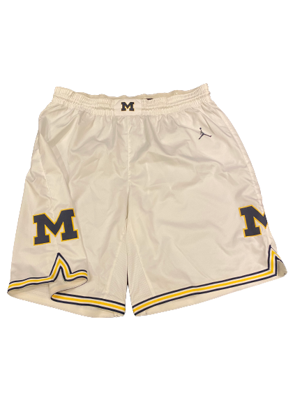 Isaiah Livers Michigan Basketball 2020-2021 (SENIOR SEASON) Game Worn Shorts (Size 42)