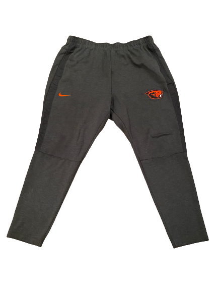 Bright Ugwoegbu Oregon State Football Team Issued Travel Sweatpants (Size XL)