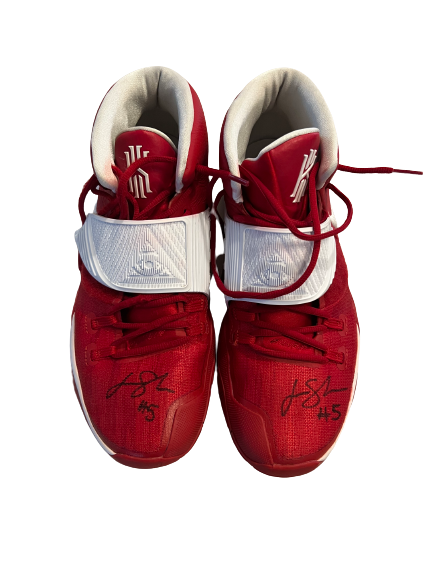Jaden Shackelford Alabama Basketball SIGNED Team Issued Nike Kyrie Shoes (Size 14)