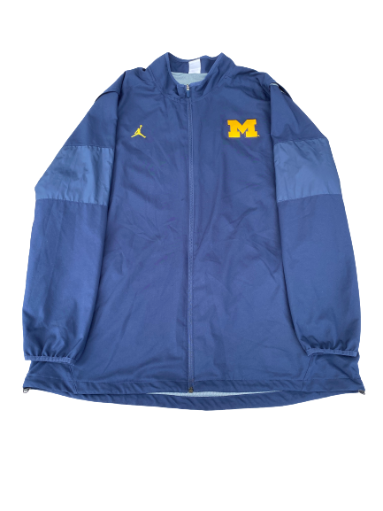 Stephen Spanellis Michigan Football Team Issued Jacket (Size 3XL)