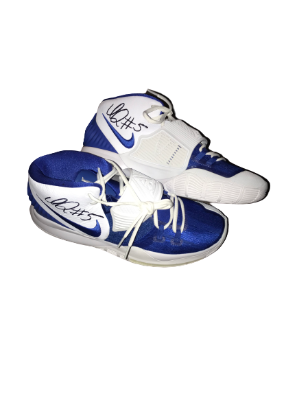 Immanuel Quickley Kentucky SIGNED Team Issued Kyrie Irving Shoes (Size 13)