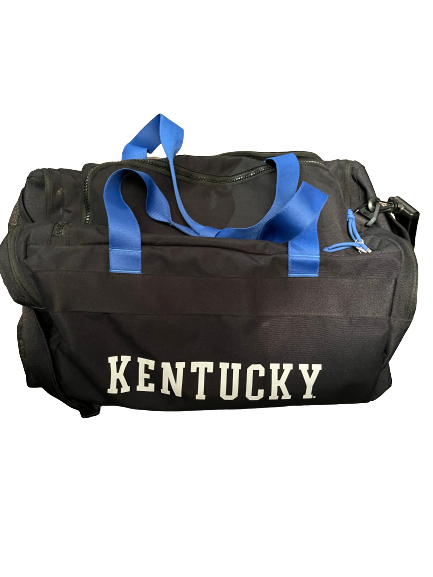 Terry Wilson Kentucky Football Player Exclusive Travel Duffel Bag with Number