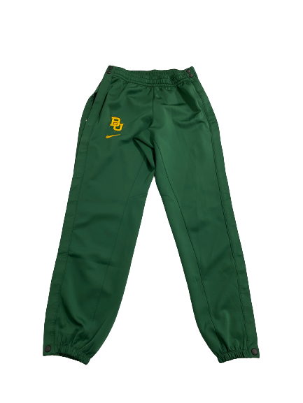 NaLyssa Smith Baylor Basketball Player-Exclusive Pre-Game Snap Button Sweatpants (Size MT)