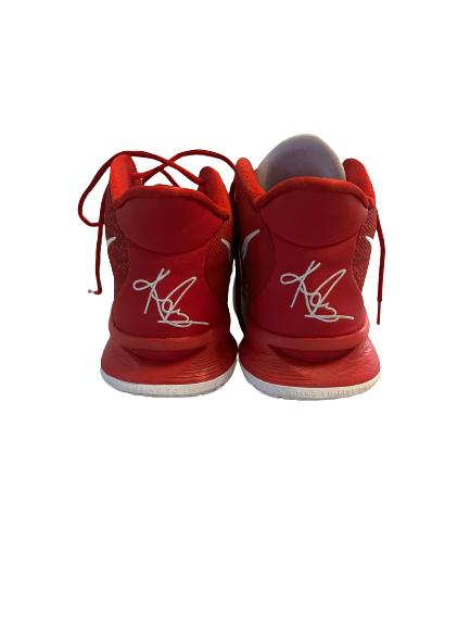 Jaden Shackelford Alabama Basketball SIGNED & INSCRIBED GAME WORN Nike Kyrie Shoes (Size 13)