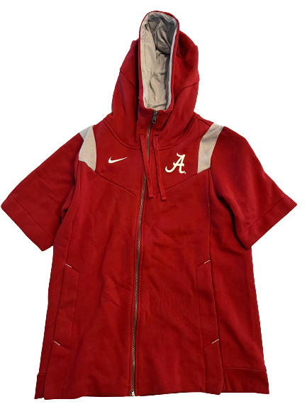 Jaden Shackelford Alabama Basketball Team Exclusive Short Sleeve Travel Jacket (Size L)