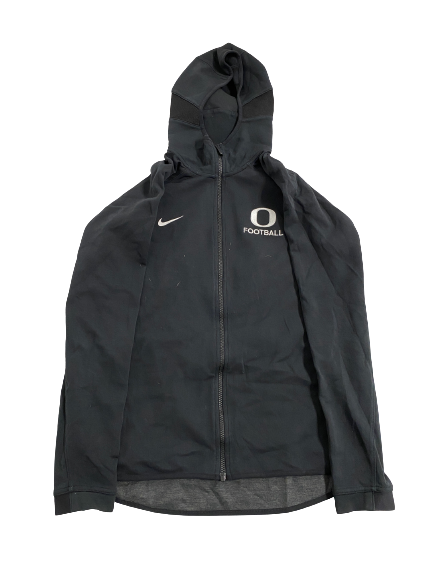Travis Dye Oregon Football Player-Exclusive Zip-Up Jacket (Size M)