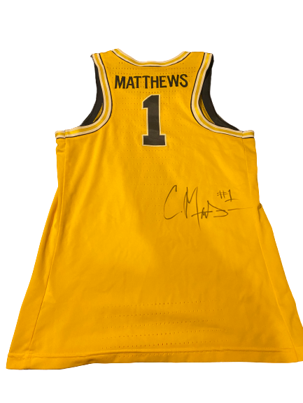 Charles Matthews Michigan 2016-2017 Official Team Issued Game Jersey
