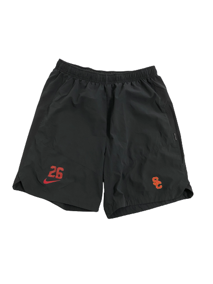 Travis Dye USC Football Player-Exclusive Shorts With 