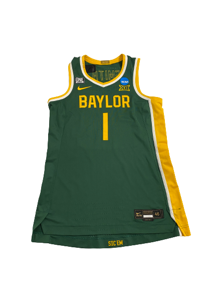 NaLyssa Smith Baylor Basketball 2020-2021 Season Game Worn Jersey (Size 46 Length +4)