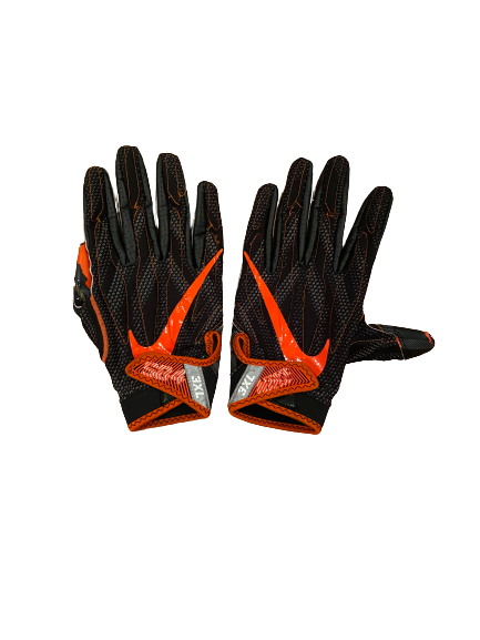 Bright Ugwoegbu Oregon State Game Worn Player Exclusive Football Gloves