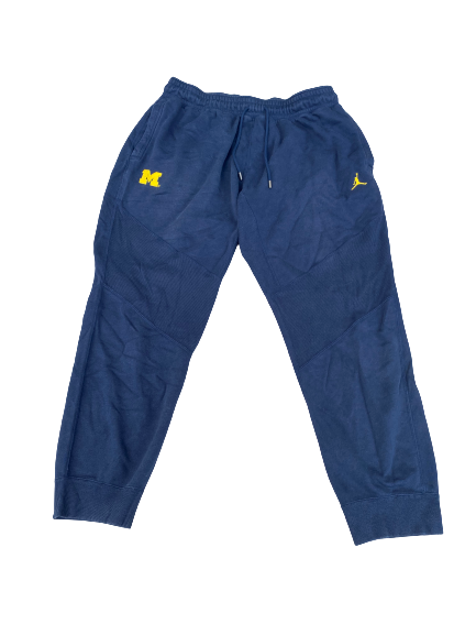 Stephen Spanellis Michigan Football Team Issued Sweatpants (Size 3XL)