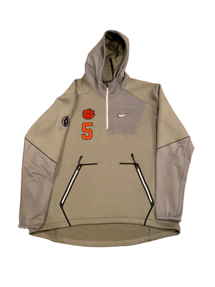 Shaq Smith Clemson Football Player-Exclusive College Football Playoff Zip-Up With Number (Size XL)