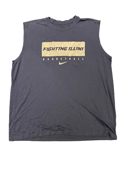 Kofi Cockburn Illinois Basketball Team Issued Workout Tank (Size 2XL)