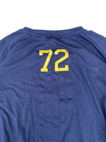 Stephen Spanellis Michigan Football Team Exclusive Shirt with Number on Back (Size 3XL)