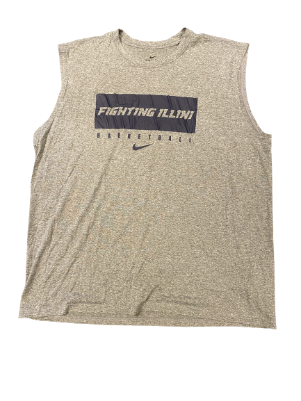 Kofi Cockburn Illinois Basketball Team Issued Workout Tank (Size 2XL)