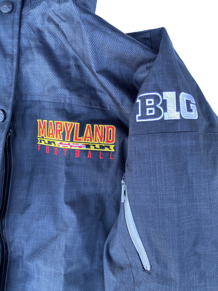 Kingsley Opara Maryland Football B1G 10 Under Armour Winter Jacket (Size XXL)