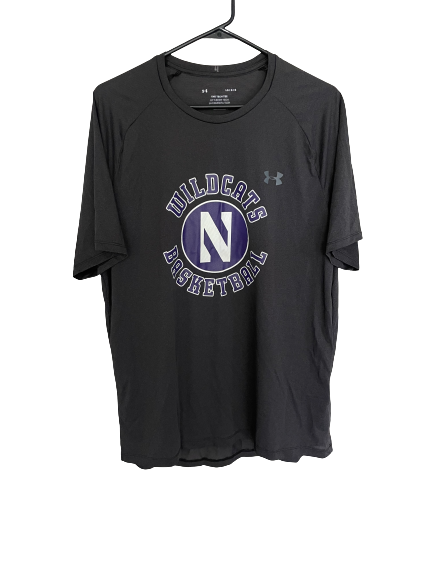 Bryana Hopkins Northwestern Basketball Workout Shirt (Size L)