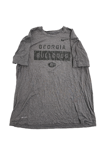 Bill Norton Georgia Football Team-Issued T-Shirt (Size XL)