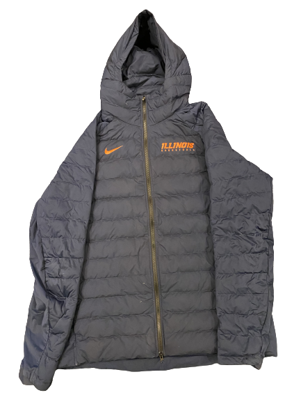Kofi Cockburn Illinois Basketball Exclusive Winter Jacket (Size 2XLT)