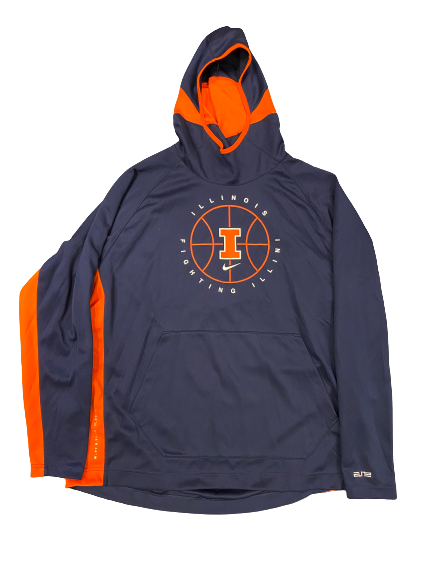 Kofi Cockburn Illinois Basketball Team Issued Sweatshirt (Size 2XLT)