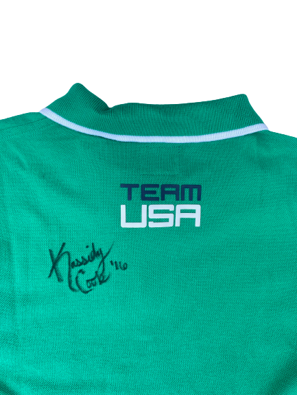 Kassidy Cook SIGNED 2016 Olympics Team USA Ralph Lauren Polo Shirt (Size S)