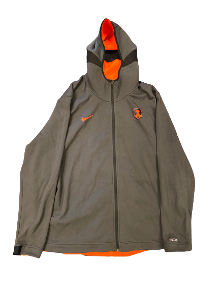 Kofi Cockburn Illinois Basketball Team Issued Zip Up Jacket (Size 3XL)