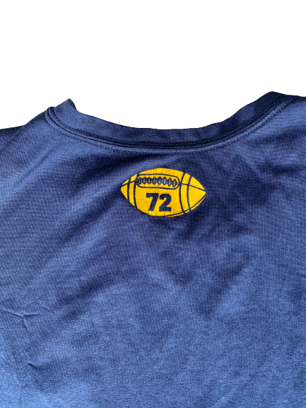 Stephen Spanellis Michigan Football Team Exclusive Tank with Number on Back (Size 3XL)