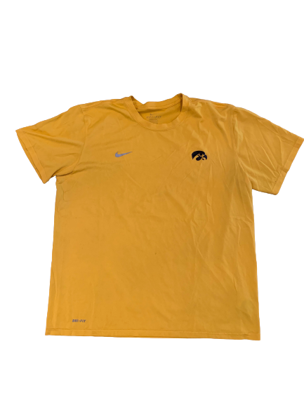 Brandon Smith Iowa Football Team Issued Workout Shirt (Size XL)