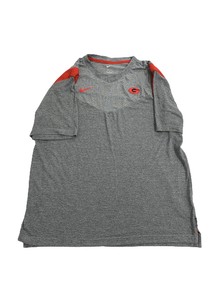 Bill Norton Georgia Football Team-Issued T-Shirt (Size XXL)