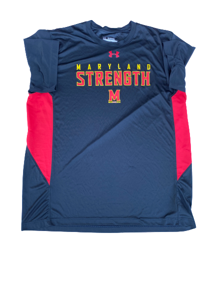 Kingsley Opara Maryland Strength Under Armour T-Shirt (Size XXL)