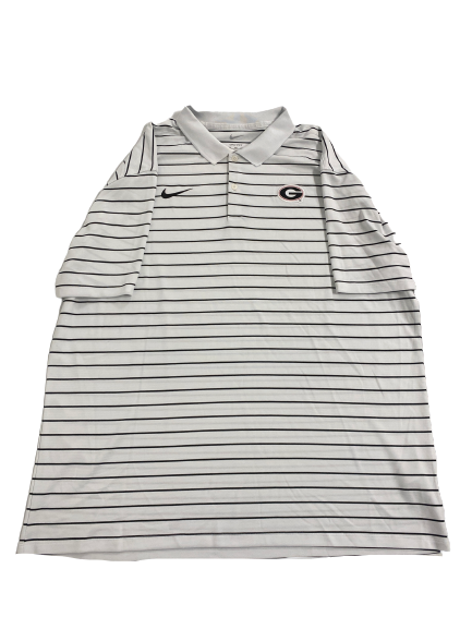 Bill Norton Georgia Football Team-Issued Polo Shirt (Size XXL)