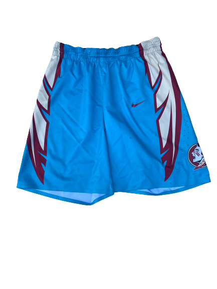 Trent Forrest Florida State Basketball 2016-2017 Season Game-Worn Shorts (Size 40)