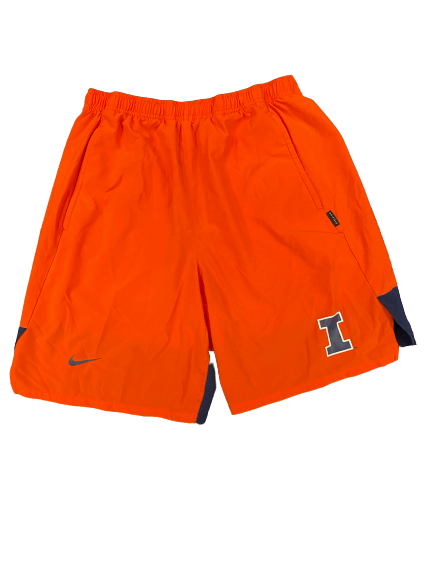 Kofi Cockburn Illinois Basketball Team Issued Workout Shorts (Size XL)