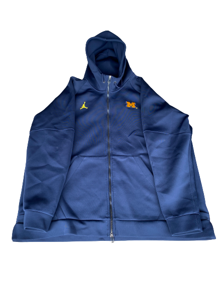 Stephen Spanellis Michigan Football Team Exclusive Travel Jacket (Size 3XL)
