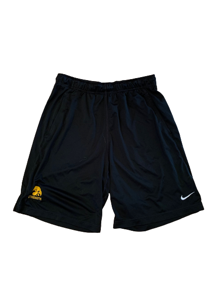 Brandon Smith Iowa Football Team Exclusive "Strength" Shorts (Size L)