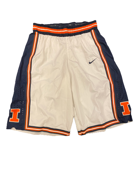 2014-2015 Illinois Basketball Game Shorts (Size 38)