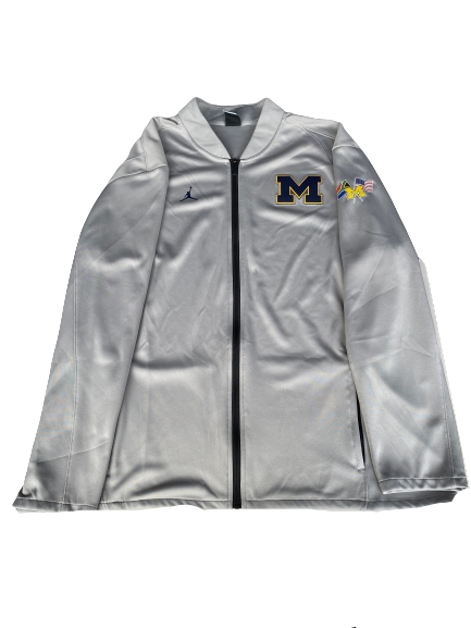 Stephen Spanellis Michigan Football Team Exclusive 2019 South Africa Trip Jacket (Size 3XL)