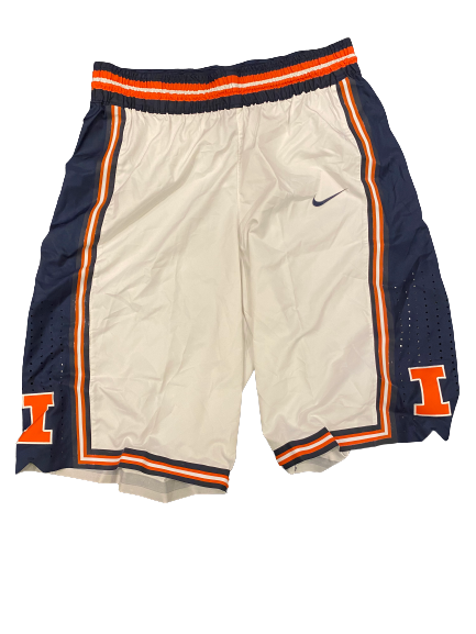 2015-2016 Illinois Basketball Game Shorts (Size 38)