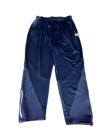 Stephen Spanellis Michigan Football Team Issued Jordan Sweatpants (Size 3XL)