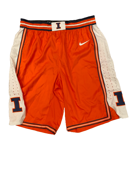 2018-2019 Illinois Basketball Game Shorts (Size 40)