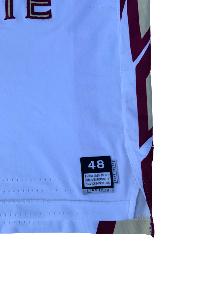 Trent Forrest Florida State Basketball Signed 2019-2020 Season Game-Worn Jersey (Size 48)