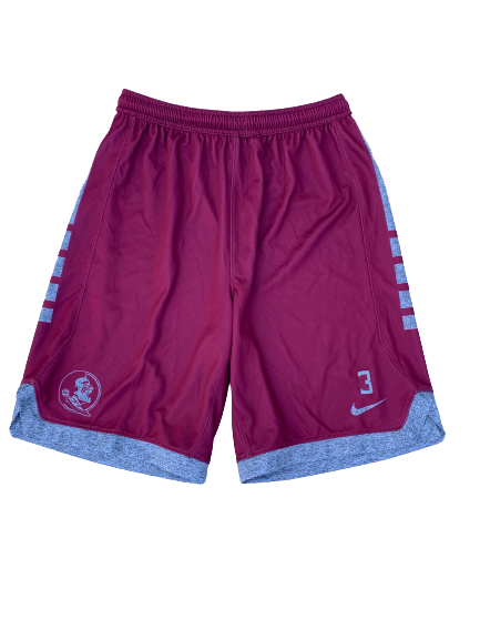 Trent Forrest Florida State Basketball Nike Practice Shorts With Number (Size M)