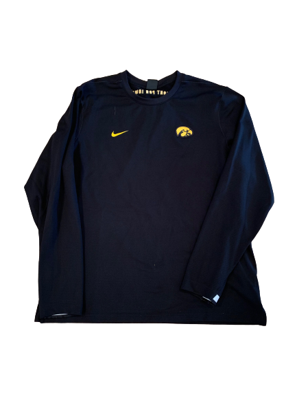 Brandon Smith Iowa Football Team Issued Crew Neck Pullover (Size XL)