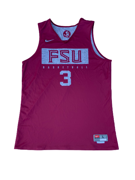 Trent Forrest Florida State Basketball Reversible Practice Jersey (Size L)