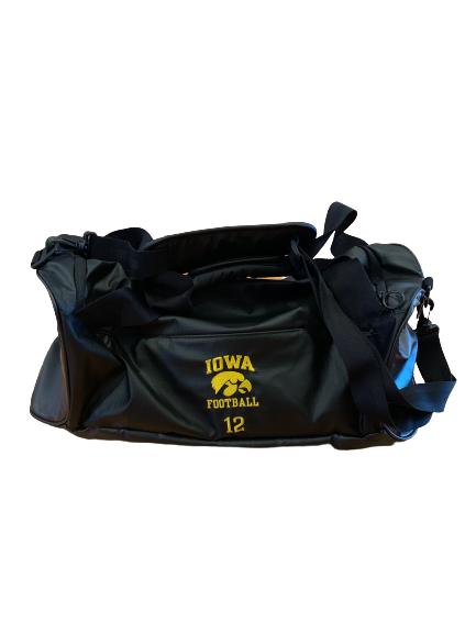 Brandon Smith Iowa Football Player Exclusive Travel Duffel Bag with Number