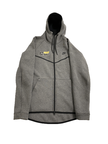 Kaiden Smith App State Football Player-Exclusive Nike Tech Fleece Zip-Up Jacket (Size L)