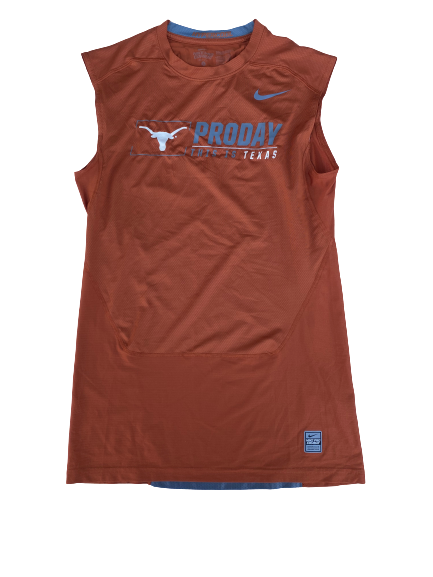 Dylan Haines Texas Football Official Pro Day Workout Tank (Size L)