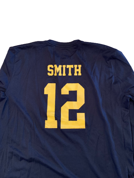Brandon Smith Iowa Football 2020 Pro Day Long Sleeve Workout Shirt (Size XL)