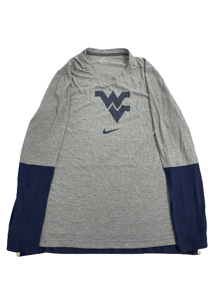 Jordan White West Virginia Football Team-Issued Long Sleeve Shirt (Size XXXL)