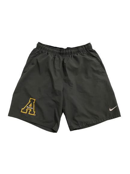 Kaiden Smith App State Football Team Issued Shorts (Size L)